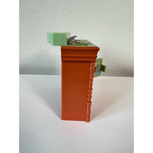 Fisher Price Loving Family Dollhouse Green Kitchen Counter Island Bar - Picture 6 of 7